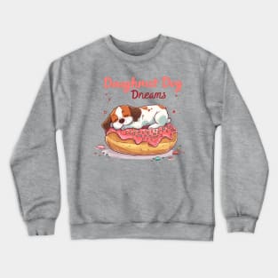 Doughnut Dog: Beagle's Doughnut Bedtime Crewneck Sweatshirt